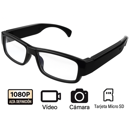 Gafas One Power con Mini Cámara Espía HD 4K + Micro SD