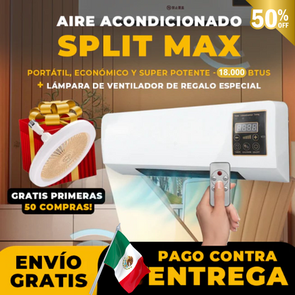 Aire Acondicionado Portátil - SplitMax [ULTRA POTENTE]
