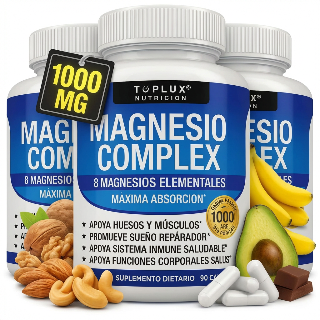 PROMOCIÓN 3x1 - Magnesio Complex™ 8 en 1 | Equilibrio Corporal Completo 1000mg